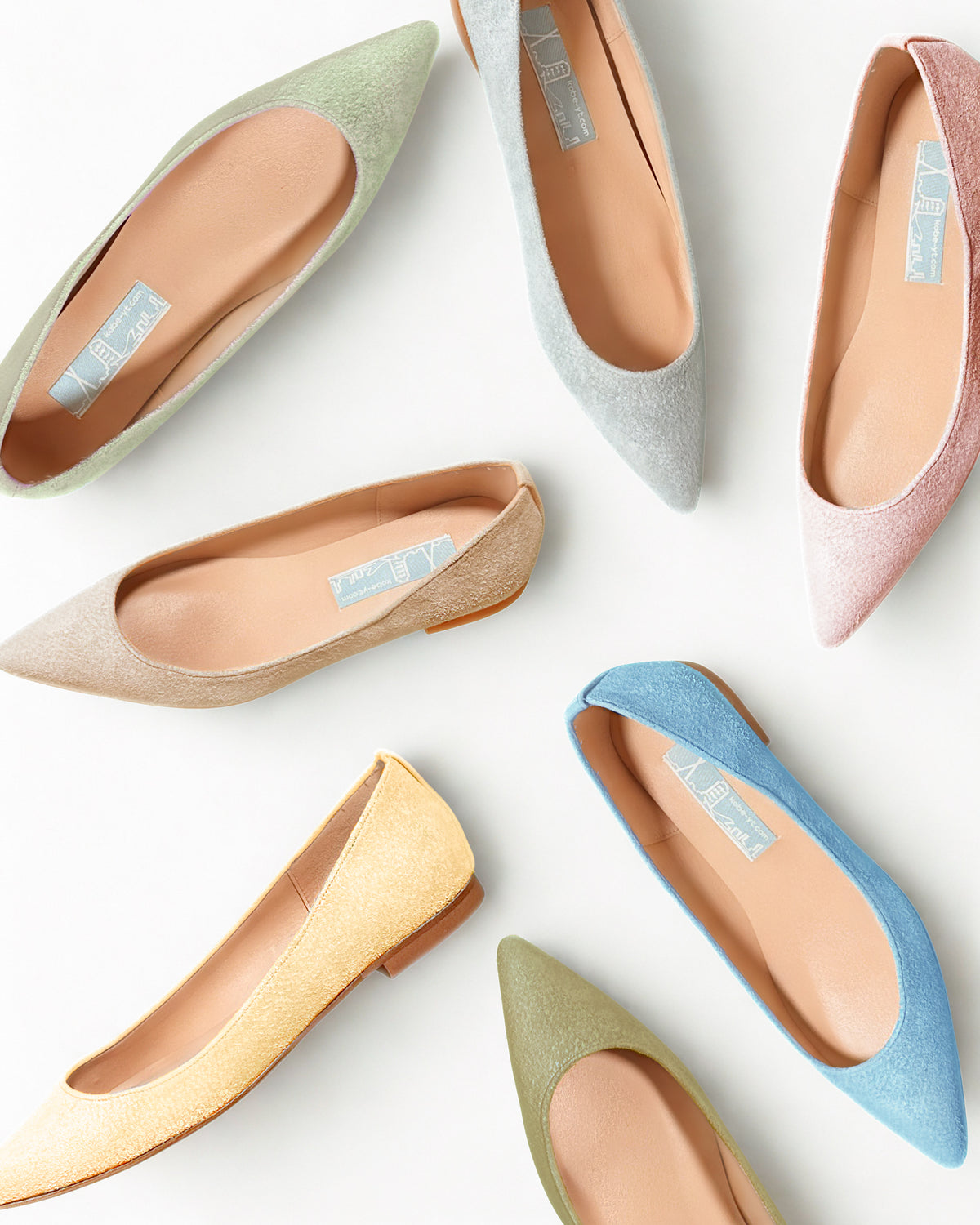 【1100LC】フラットポインテッドトゥパンプス