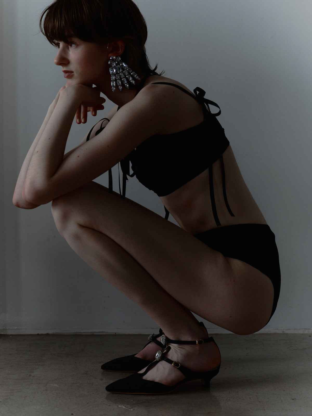 Tストラップメリージェーン/グランツブラック