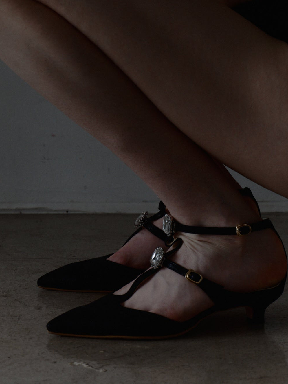 Tストラップメリージェーン/グランツブラック