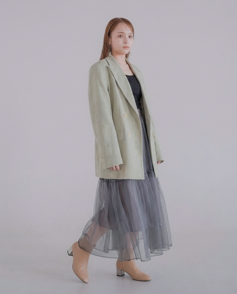 ヒールを着せ替えできるブーツ/キャメル