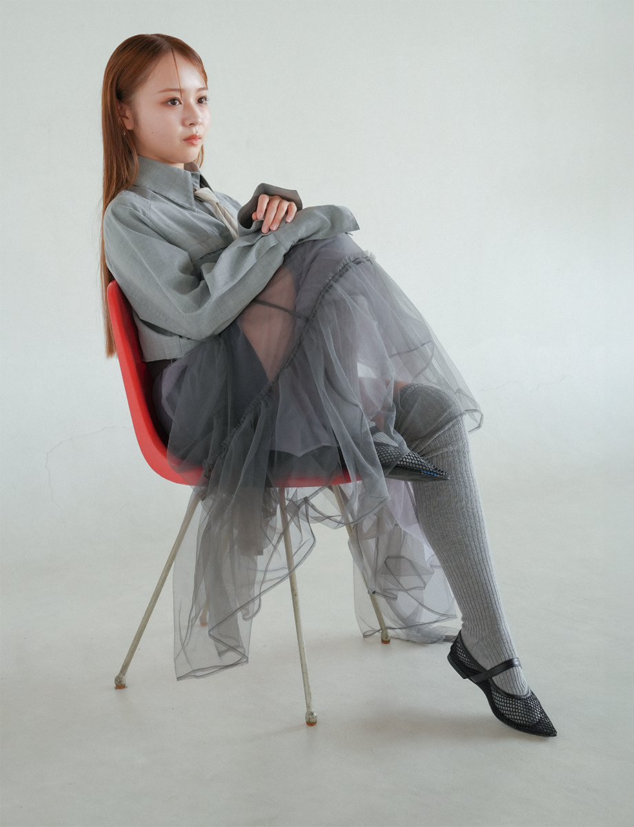 メッシュポインテッドメリージェーン-ブラック