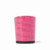 Calinan Crocodile Embossed Pink
