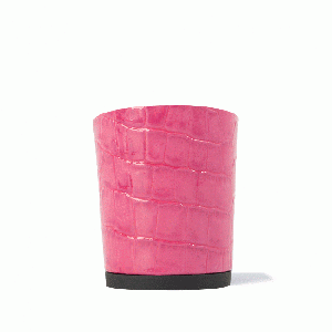 Calinan Crocodile Embossed Pink