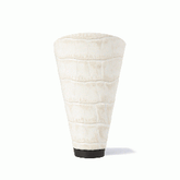 Centenary Crocodile Embossed White