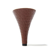 Eureka Crocodile Embossed Patent Brown