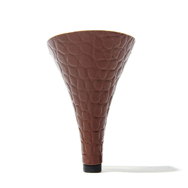 Eureka Crocodile Embossed Patent Brown