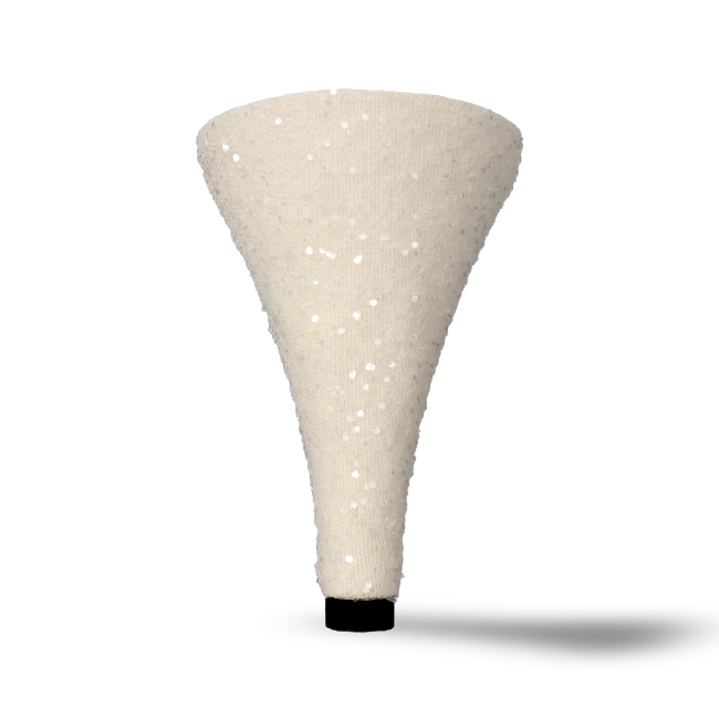 Eureka Glitter White