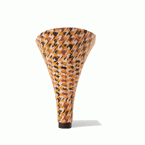 Eureka Hounds Tooth White×Yellow