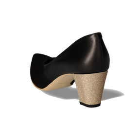 GRACE Suede×Smooth Black