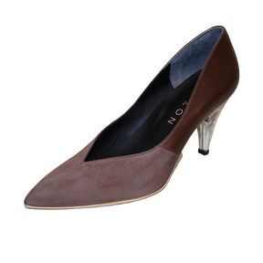 GRACE Suede×Smooth Brown