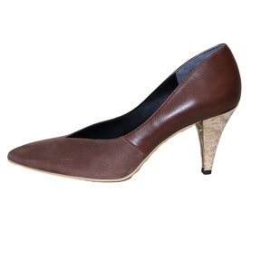 GRACE Suede×Smooth Brown