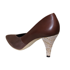 GRACE Suede×Smooth Brown