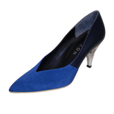 GRACE Suede×Smooth Navy