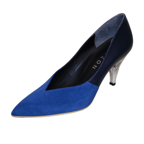 GRACE Suede×Smooth Navy