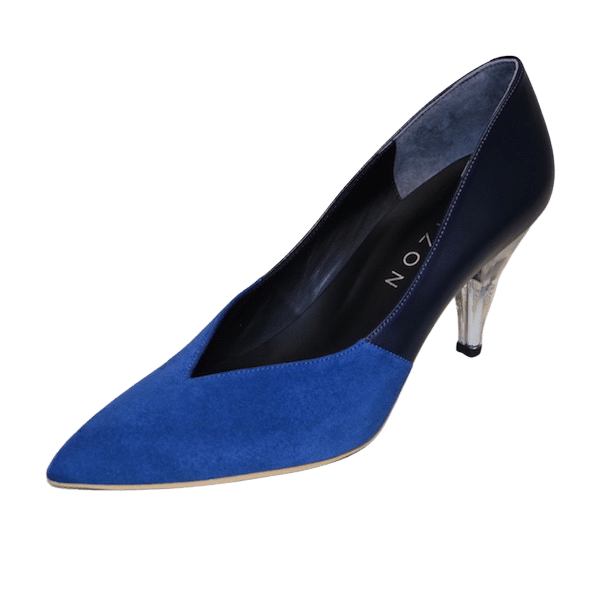 GRACE Suede×Smooth Navy