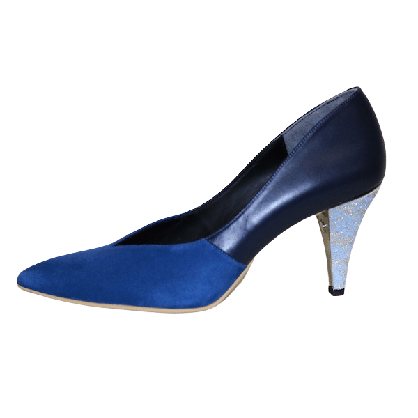 GRACE Suede×Smooth Navy