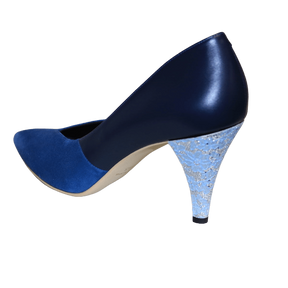 GRACE Suede×Smooth Navy