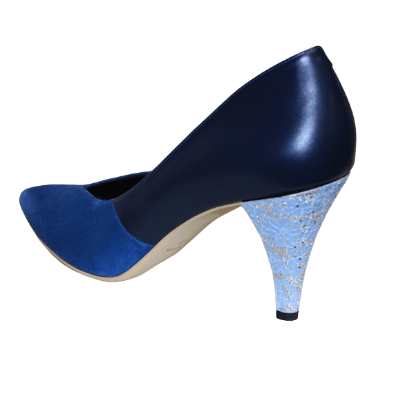 GRACE Suede×Smooth Navy