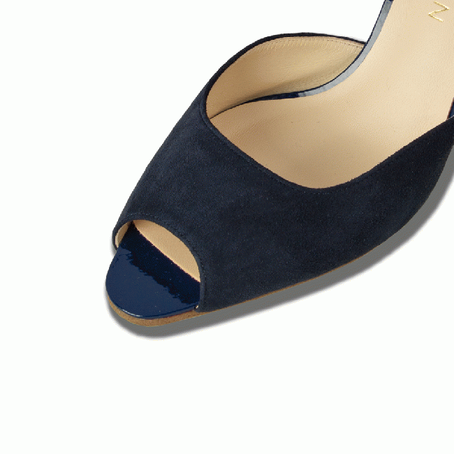 LINDA Midnight blue Suede