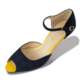LINDA Midnight blue×Yellow Suede