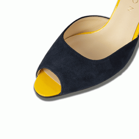 LINDA Midnight blue×Yellow Suede