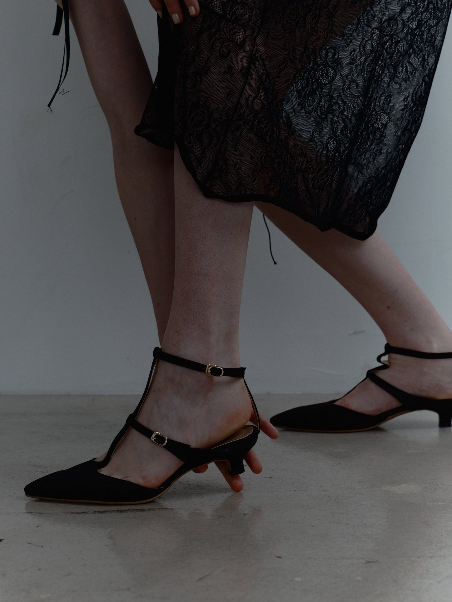 Tストラップメリージェーン/グランツブラック